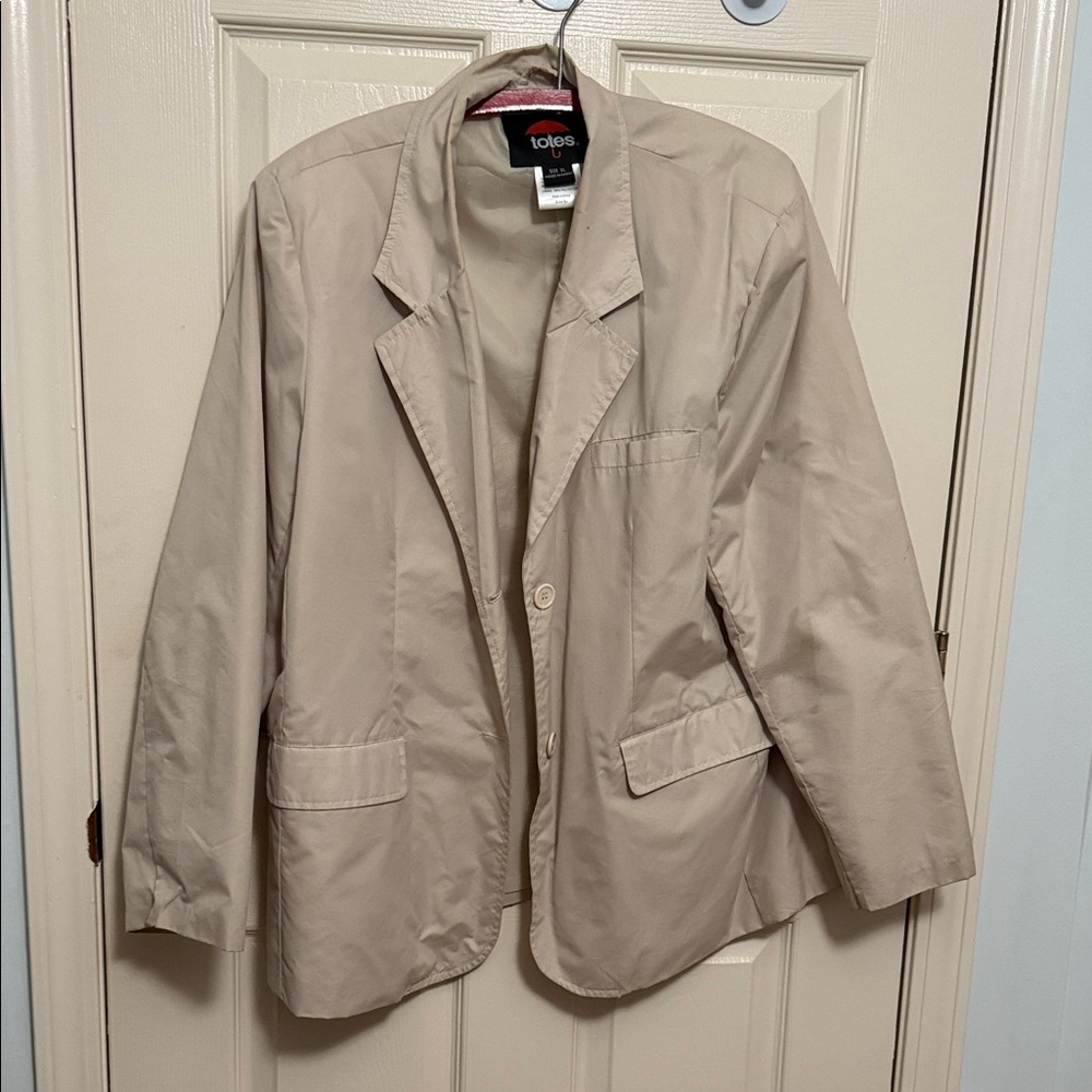 Totes Tan Rain Coat